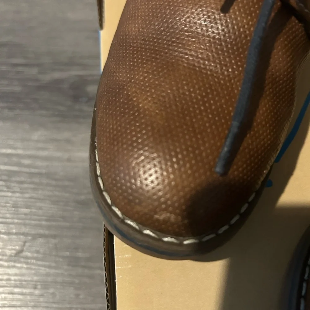 Kids Brown Leather Shoes - Picture 4 of 6